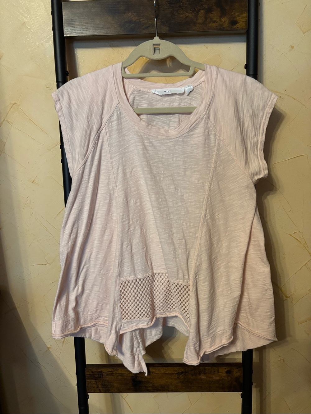 Wilt Size S Pink Short-Sleeve Top